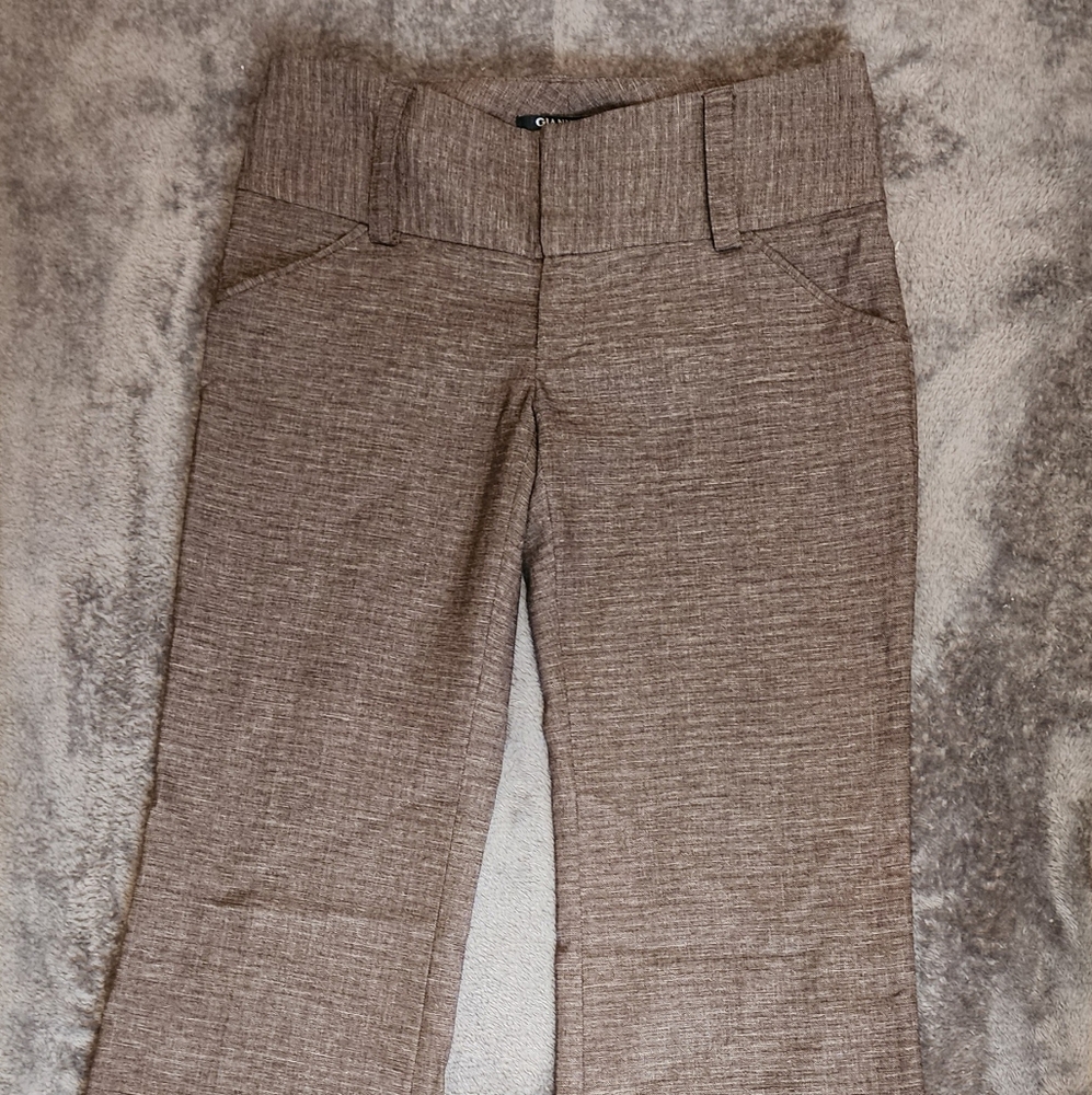 Gianni Bini Brown Patterned Pants